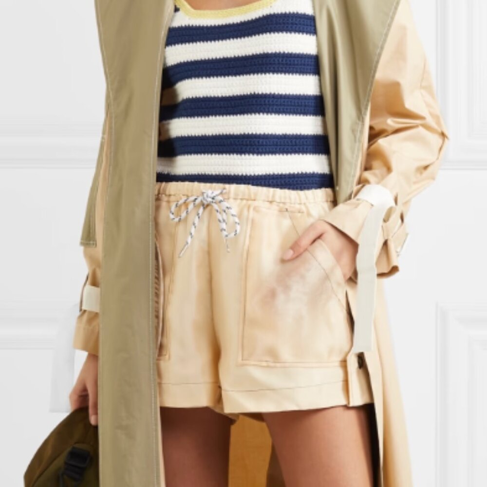 Ganni Organza Utility Shorts